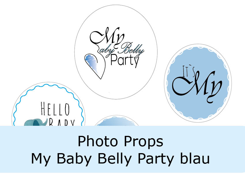 Für schöne Babyparty-Fotos kannst du hier unser Gratis-Fotozubehör ausdrucken