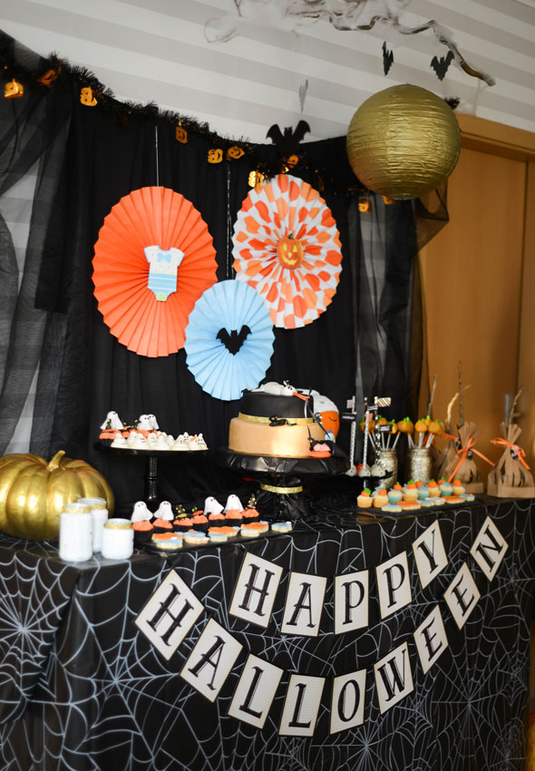 Der Sweet Table zur Halloween-Babyparty 