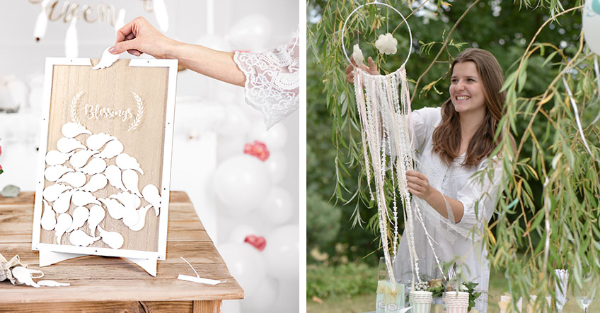 Viele Babyparty-Deko eignet sich auch als Wohnungsschmuck Viele Babyparty-Deko eignet sich auch als Wohnungsschmuck