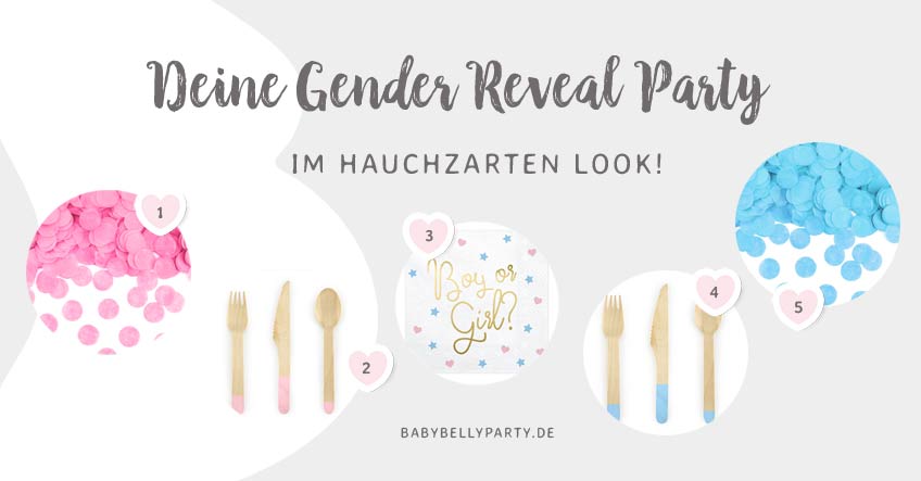 Gender Reveal Party: Mit diesen Party-Accessoires wird deine Deko luftig-leicht Gender Reveal Party: Mit diesen Party-Accessoires wird deine Deko luftig-leicht