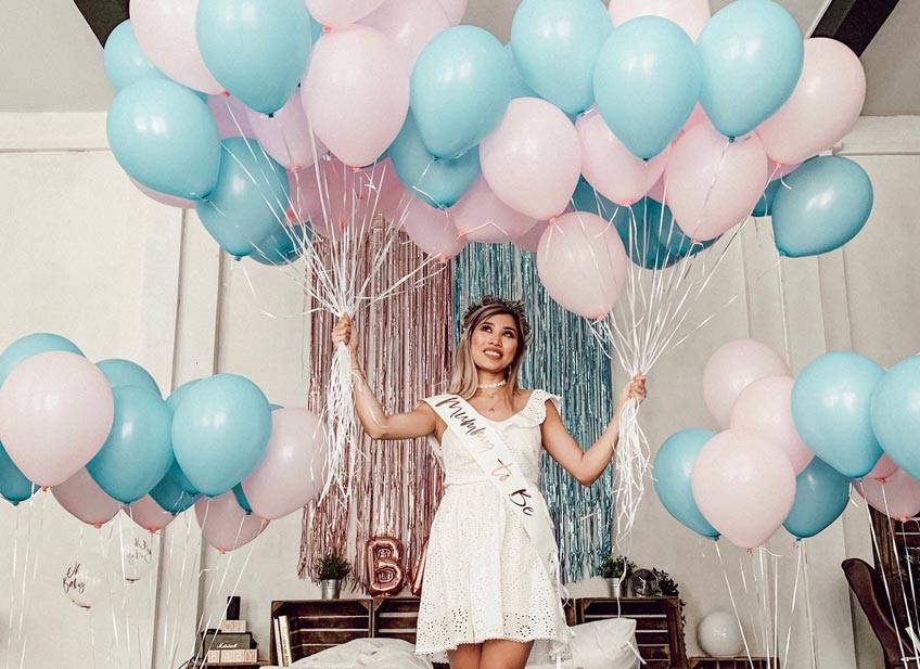 Gender Reveal - geht eigentlich nicht ohne Luftballons (c) kisu Gender Reveal - geht eigentlich nicht ohne Luftballons (c) kisu