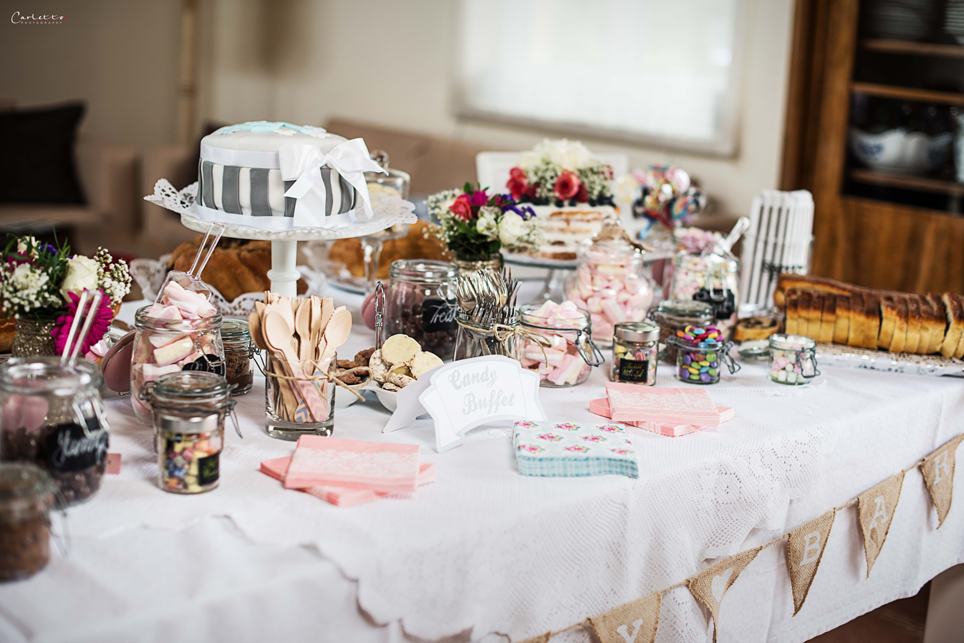 Fantastischer Sweet Table im Landhaus-Look