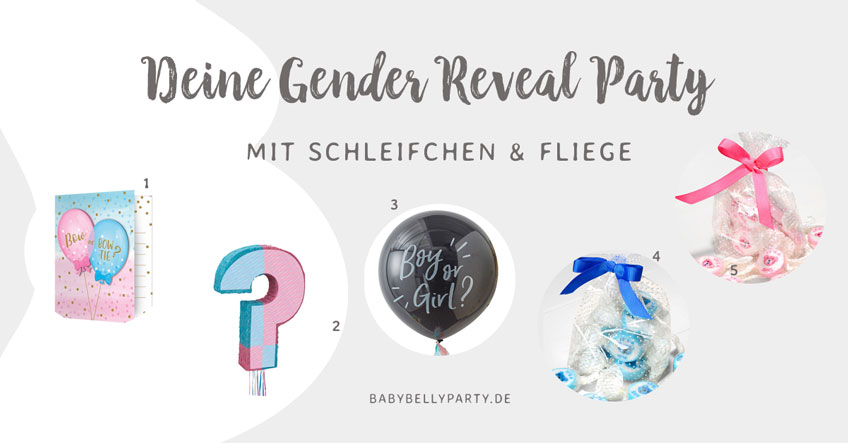 Weitere wunderschöne Deko und Accessoires für eure Gender Reveal findet ihr in unserem Shop!