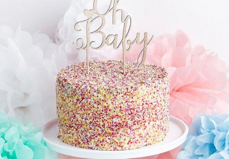 Es wird bunt - mit Zuckerstreuseln zum fröhlichen Baby Sprinkle