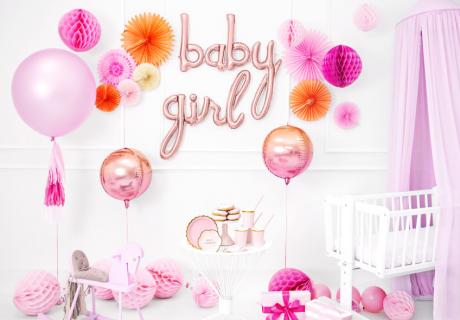 Verleih deiner rosa Babyparty-Deko mehr Facetten durch Abstimmung mit anderen Farben