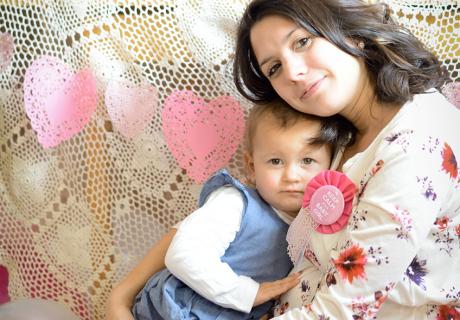 Kinder lassen sich leicht in die Babyparty einbeziehen. Copyright: Nadine Bartholdt