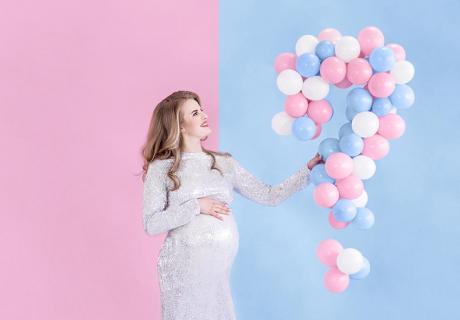 Gender Reveal Deko - Perfekt in Rosa & Hellblau