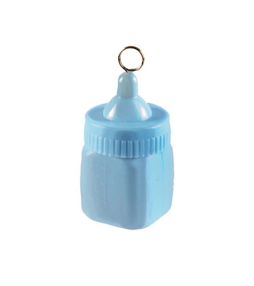 Ballongewicht "Babyflasche" - blau