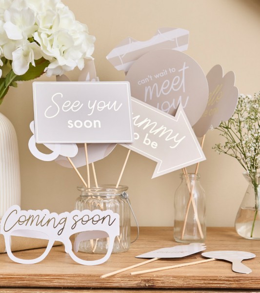 Photobooth-Set "Babyshower" - 10-teilig