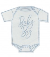 Babybody-Servietten "Baby Boy" - hellblau - 16 Stück