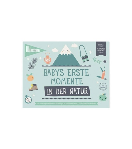 Milestone Karten-Set "Babys erste Momente in der Natur" - 6-teilig