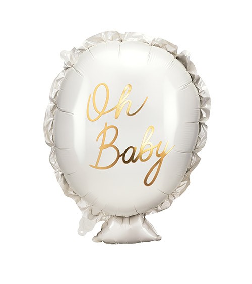 Supershape-Folienballon "Oh Baby" - 53 x 69 cm