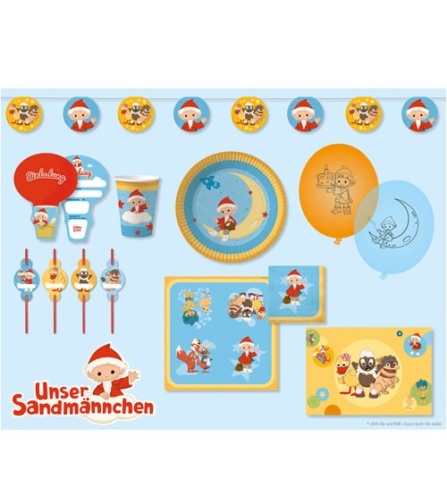 Partyset "Unser Sandmännchen" - für 8 Personen