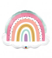 Supershape-Folienballon "Boho Rainbow" - 81 cm