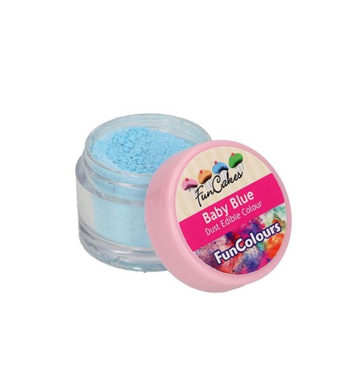 Funcakes Lebensmittelfarbe Pulver - babyblau - 4 g