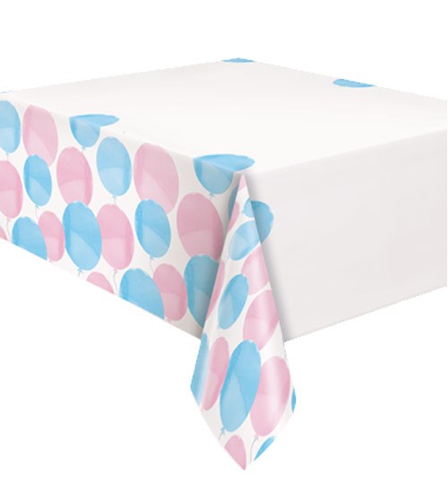 Kunststoff-Tischdecke "Gender Reveal Party" - 137 x 213 cm