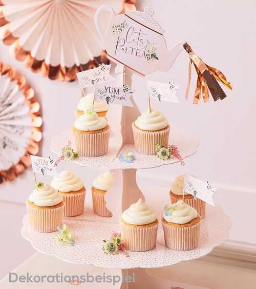 Cupcake-Ständer "Botanical Tea Party"