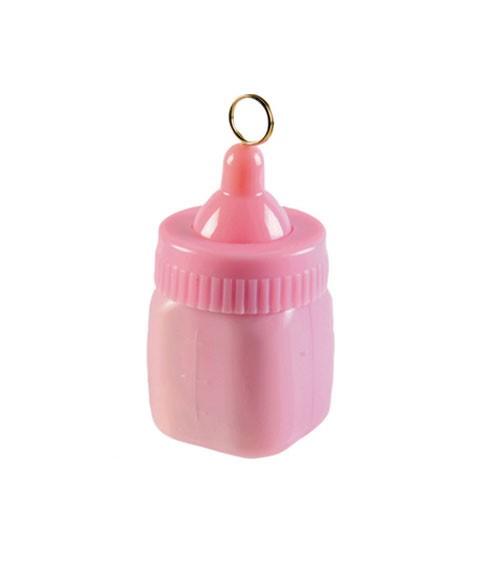 Ballongewicht "Babyflasche" - rosa