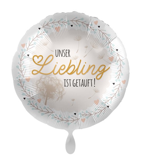 Folienballon "Unser Liebling ist getauft"