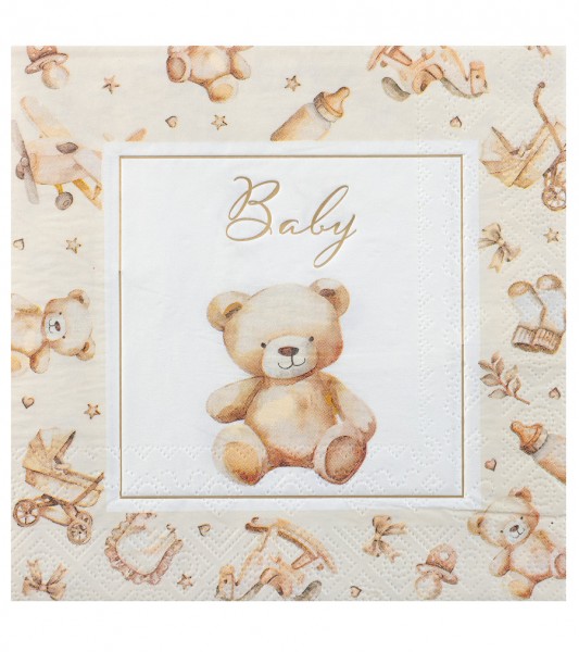 Servietten "Little Teddy" - 12 Stück