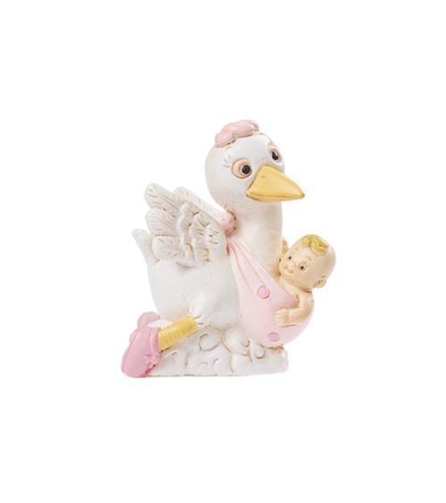 Deko-Figur "Baby-Girl Storch" - 5,5 cm