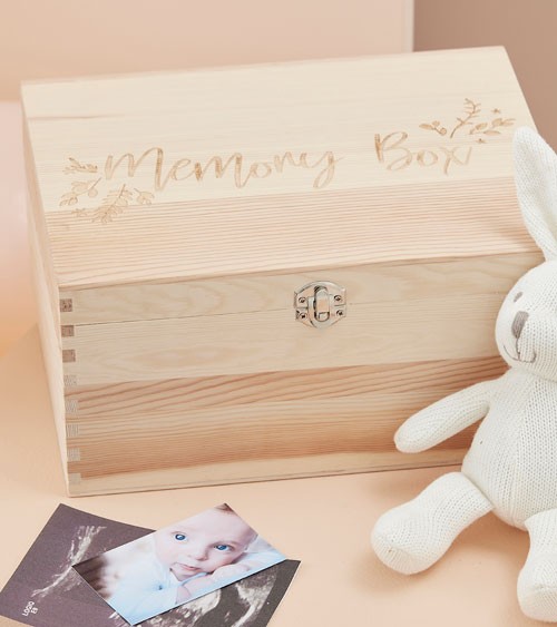 Holz-Kiste "Memory Box" - 28 x 20,5 x 13 cm