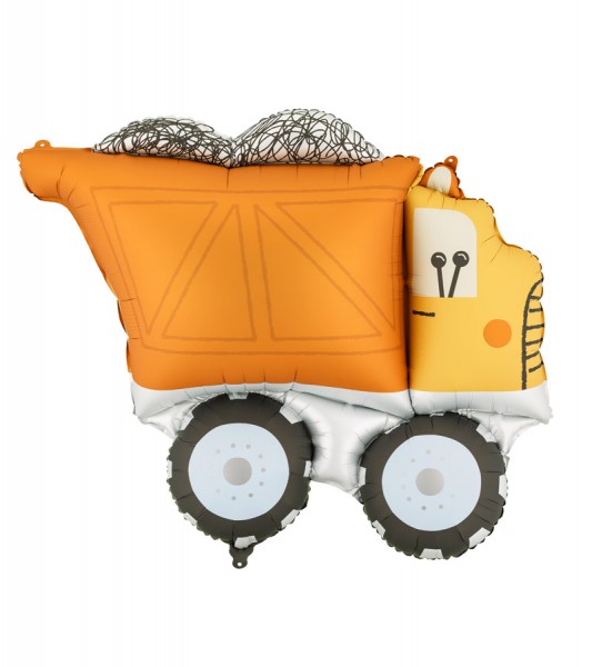 Supershape-Folienballon "Lastwagen" - 100 x 94 cm