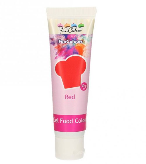 FunCakes Colour-Gel - rot - 30 g