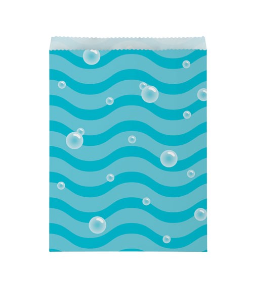 Papiertüten "Unterwasser" - 8 Stück