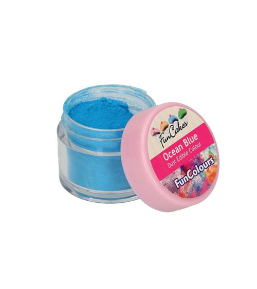 Funcakes Lebensmittelfarbe Pulver - ocean blue - 1,5 g