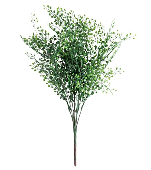 Kunststrauß mit grünen Mini-Blättern - 55 cm