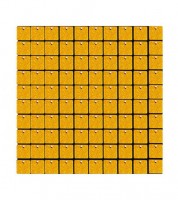 Pailletten-Wandpaneel - holo gold, schwarz - 30 x 30 cm