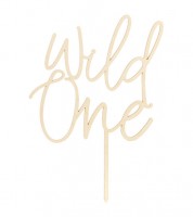 Cake Topper aus Holz "Wild One" - 22 cm