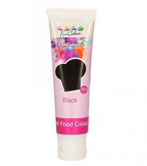 FunCakes Colour-Gel - schwarz - 30 g