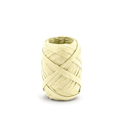 Bast-Band - creme - 5 mm x 10 m