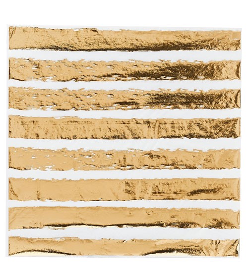 Servietten "Metallic Mix Up" - gold - 20 Stück