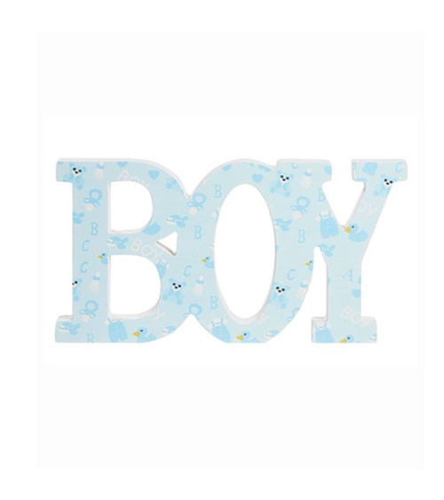 Holzbuchstaben "Boy" - 28 x 14,5 x 2 cm