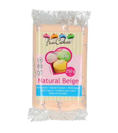 Funcakes Fondant - helles Beige - 250 g