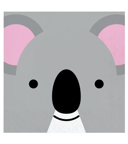 Servietten "Animal Faces" - Koala - 16 Stück