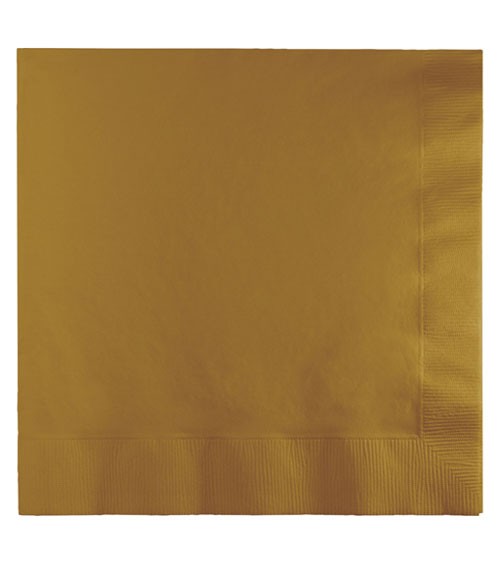 Servietten - shimmering gold - 50 Stück