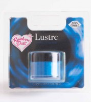 Lebensmittelfarbe Glanzpuder - sparkle blue - 3 g