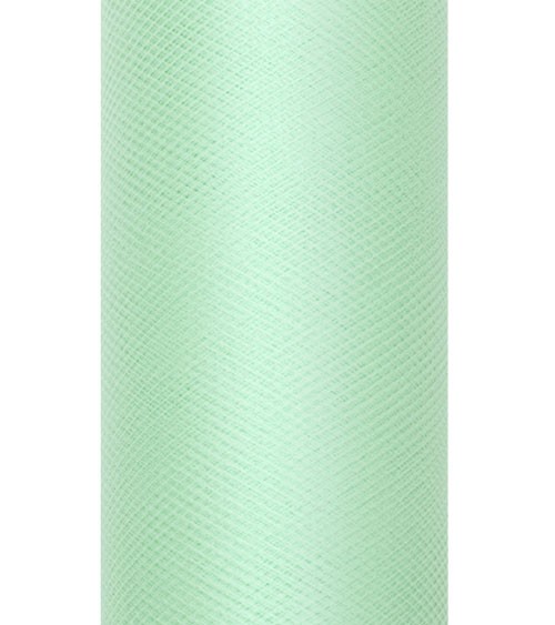 Tischband aus Tüll - mint - 15 cm x 9 m