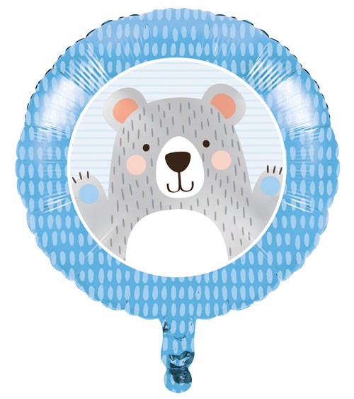 Runder Folienballon "Kleiner Bär" - 45 cm