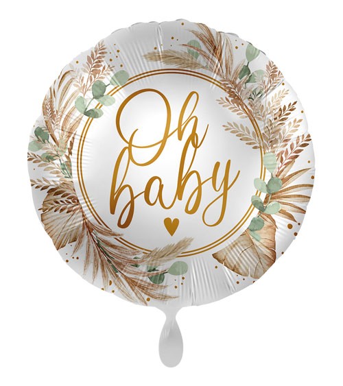 Folienballon "Botanic Birth" - Oh Baby