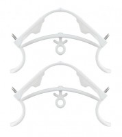 Wand-Klemmen mit Haken für Girlanden - 2 Stück