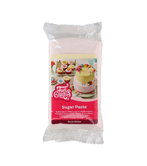 Funcakes Fondant - Rose White - 250 g