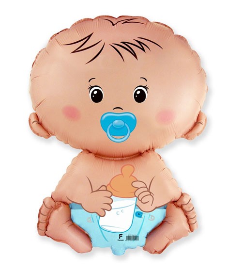 SuperShape-Folienballon "Baby Boy" - 60 cm