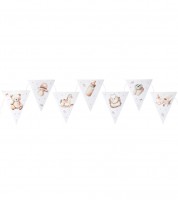 Wimpelgirlande "Little Teddy" - 3 m