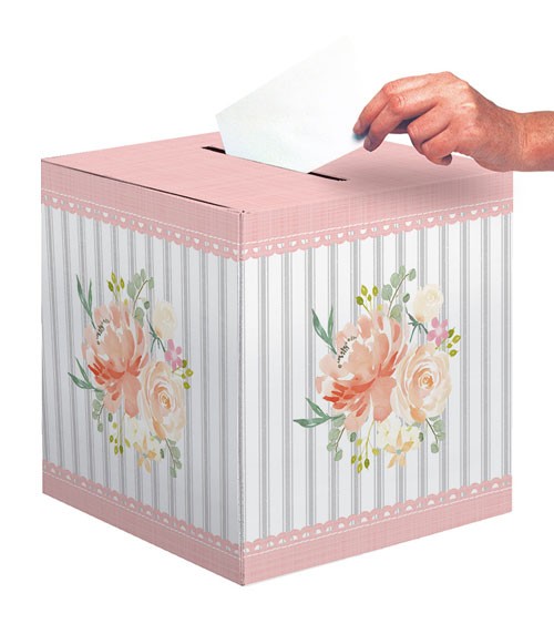 Kartenbox "Floral" - 30,4 x 30,4 cm