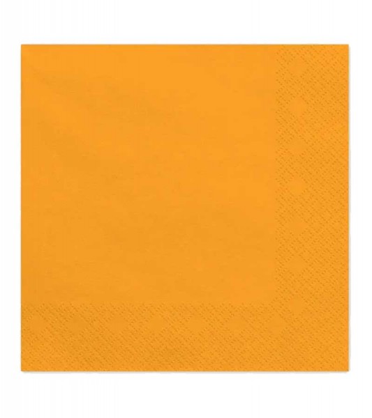 Servietten - orange - 20 Stück